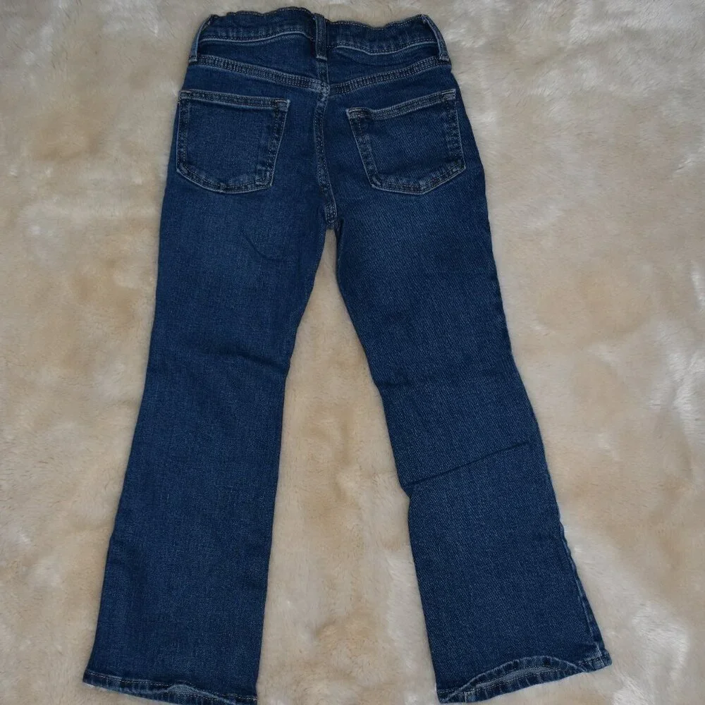 Girls Old Navy Highrise Flare Jeans Size 8 Blue